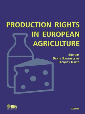 cover image of Production Rights in European Agriculture